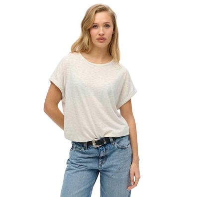 T-Shirt Superdry Lockerer Schnitt Grau Meliert