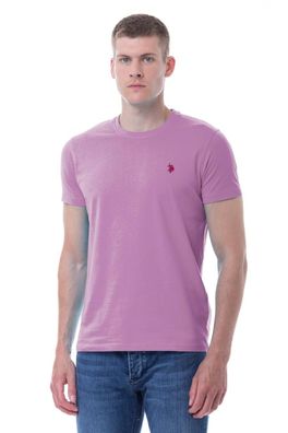 T-Shirt U.S. Polo Assn. Herren, rosa, kurzärmelig