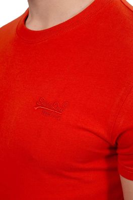 T-Shirt Superdry Vintage Logo, Enganliegend, Orange