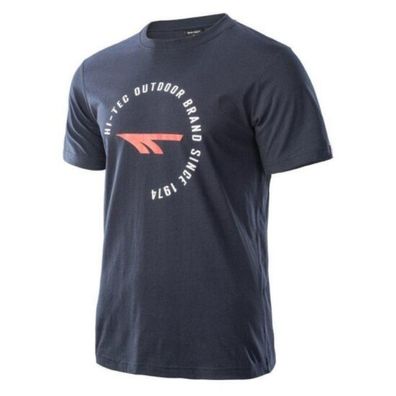 T-Shirt Hi-tec Navy, 100% Baumwolle, Herren