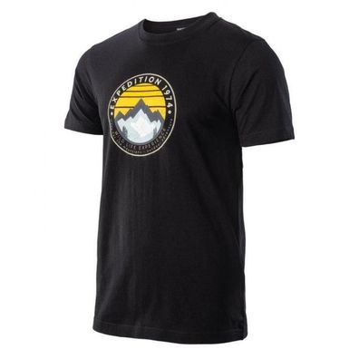 T-Shirt Hi-Tec Regular Fit Schwarz