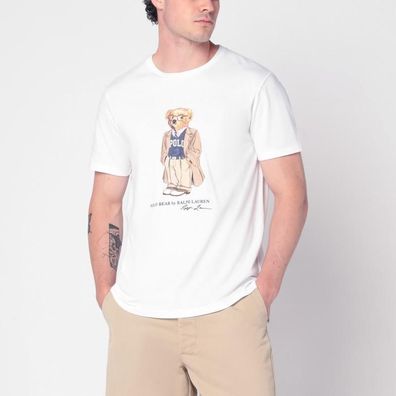 T-Shirt Ralph Lauren Polo Bear Slim-Fit Weiß
