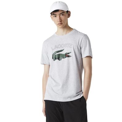 T-Shirt Lacoste Grau Herren Regular Fit