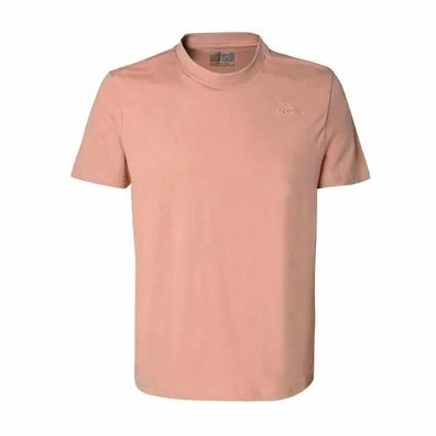 T-Shirt Kappa mit geradem Schnitt, kurzärmelig, rosa