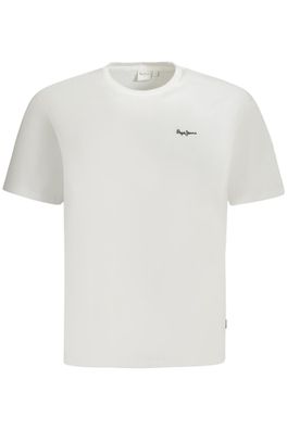 T-Shirt Pepe Jeans Weiß mit Back Clag Druck