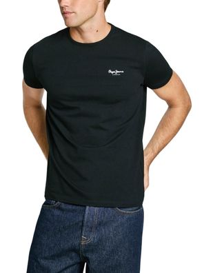 T-Shirt Pepe Jeans Slim Fit Schwarz