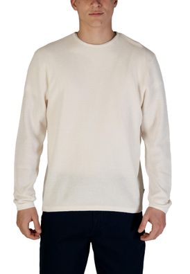 Pullover Jack & Jones Weiß mit Rundhalsausschnitt