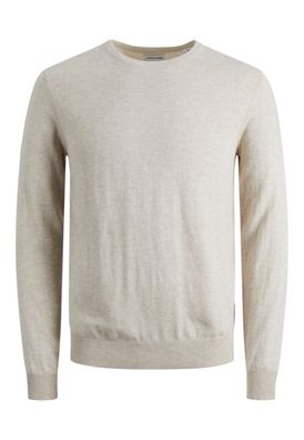 Pullover Jack & Jones Beige Rundhalsausschnitt