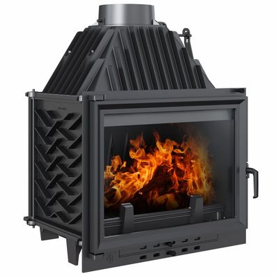 KRATKI ZUZIA ECO 12 kW Kamineinsatz Gusseisen Ø 200 mm Holzofen Ecodesign