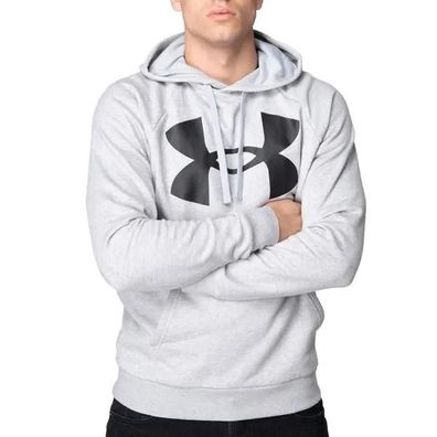 Sweatshirt Under Armour Rival Big Logo Grau