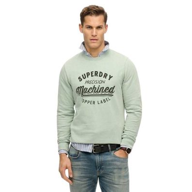 Sweatshirt Superdry Vintage Wash Relaxed Grén