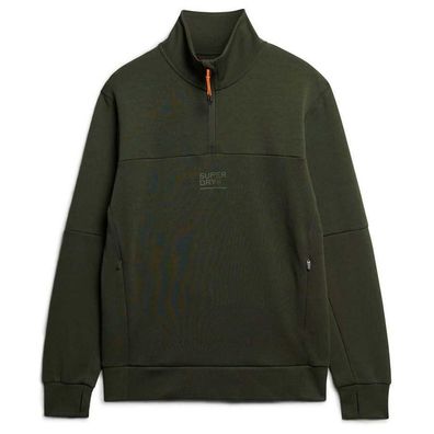 Sweatshirt Superdry Tech Half Zip Grén