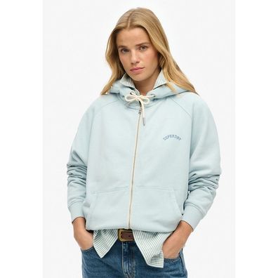 Sweatshirt Superdry Essential Logo Osz Raglan Oversize Blau