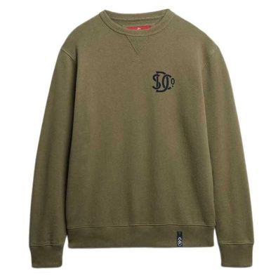 Sweatshirt Superdry mit lockerem Schnitt, olivgrén