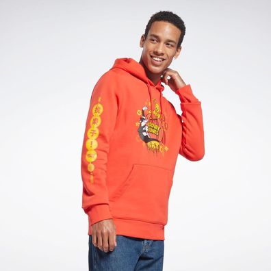 Sweatshirt Reebok Rotes Reebok x Looney Tunes Hoodie