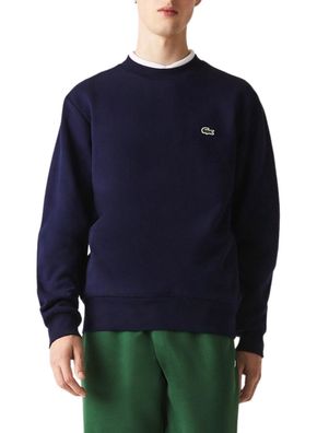 Sweatshirt Lacoste Klassischer Schnitt Marineblau
