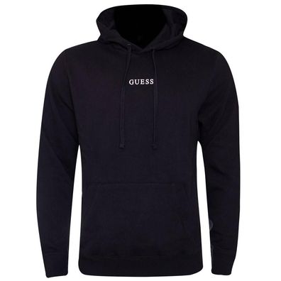 Sweatshirt Guess mit Kapuze und Logo schwarz