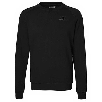 Sweatshirt Kappa mit elegantem Logo, schwarz