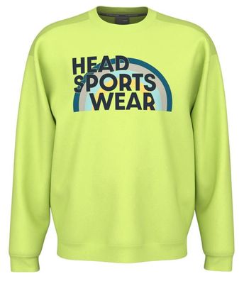 Sweatshirt Head Rally Crewneck Limegelb