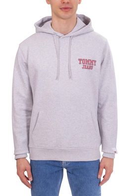 Sweatshirt Tommy Hilfiger mit Kapuze grau