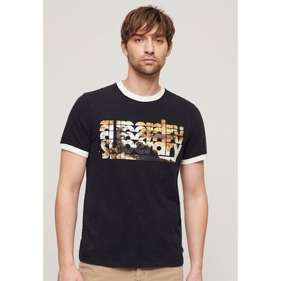 T-Shirt Superdry mit großem Fotologo