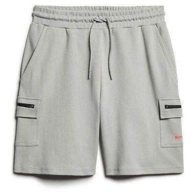 Cargo Shorts Superdry Tech Logo Grau