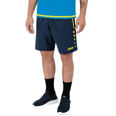 Short JAKO Competition 2.0 marine und gelb fluo