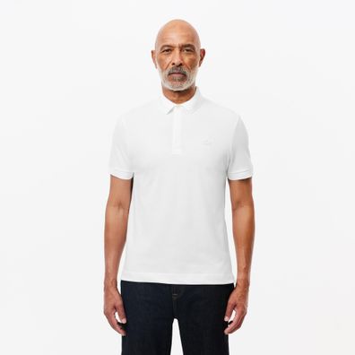 Polo Lacoste Weiß Regular Fit Baumwolle
