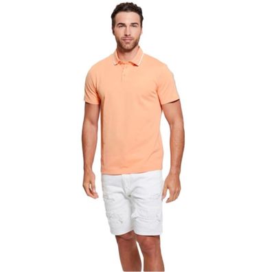 Polo Guess Orange mit Streifen