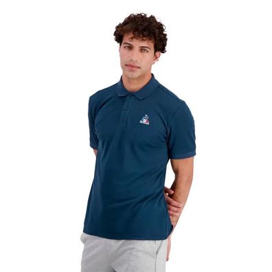 Poloshirt Le Coq Sportif Blau Herren