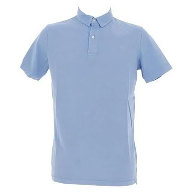 Polo Superdry Slim Fit aus 100 % Baumwolle, Blau