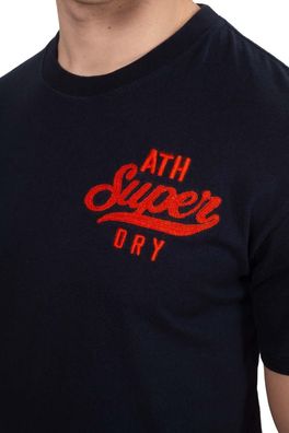 T-Shirt Superdry mit Logo, navy blau