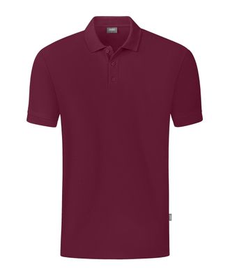Polo Jako Organic - Maroon - Nachhaltig und Komfortabel