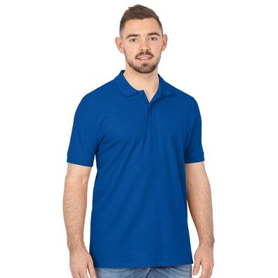 Polo Jako aus 100 % Bio-Baumwolle, royalblau
