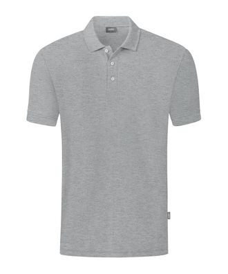 Poloshirt JAKO aus Bio-Baumwolle, Herren, grau