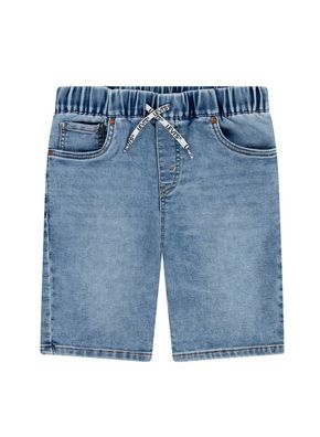 Short Levi's Skinny Fit Dobby Blau