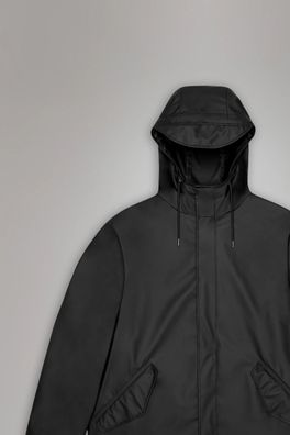 Jacke Rains schwarz Fishtail