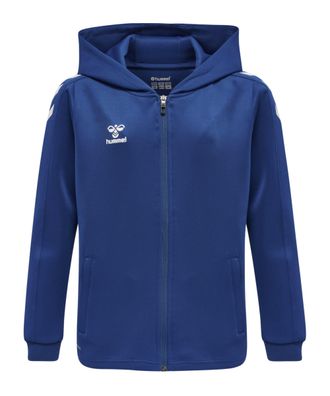 Sweatshirt Hummel Core XK Poly Zip Kapuzenpullover Blau
