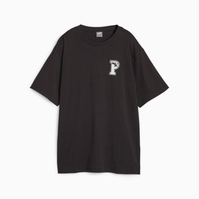 T-Shirt Puma Squad aus Baumwolle, schwarz