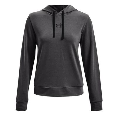 Hoodie Under Armour Rival Terry Grau Damen