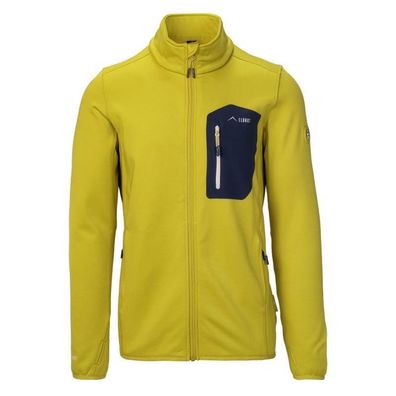 Sweatshirt Elbrus mit Mikrofleece, gelb
