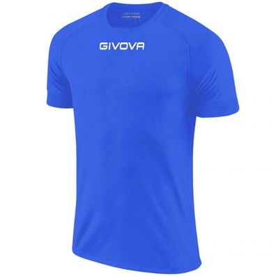 T-Shirt Givova Unisex Kurzarm Blau