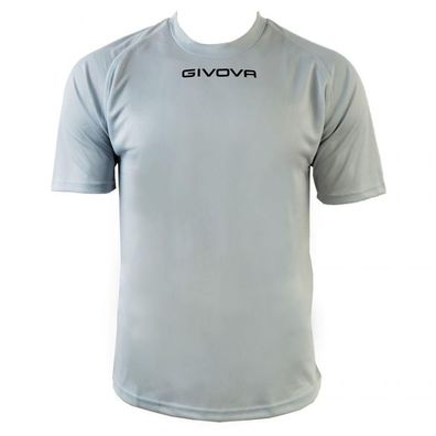 T-Shirt Givova One Grau, Kurzarm, Rundhalsausschnitt