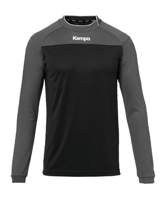 Langarmshirt Kempa Prime schwarz