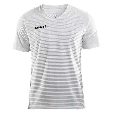 T-Shirt Craft Pro Control gestreift Weiß