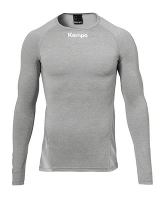 T-Shirt Kempa Attitude Langarmshirt Grau