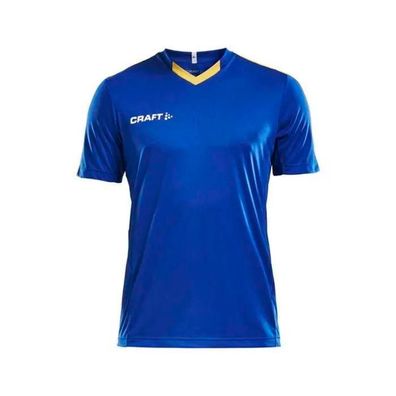 T-Shirt Craft Progress Contrast Blau
