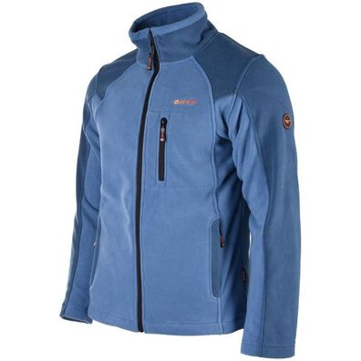 Jacke Hi-Tec Monar Full Zip Fleece Blau