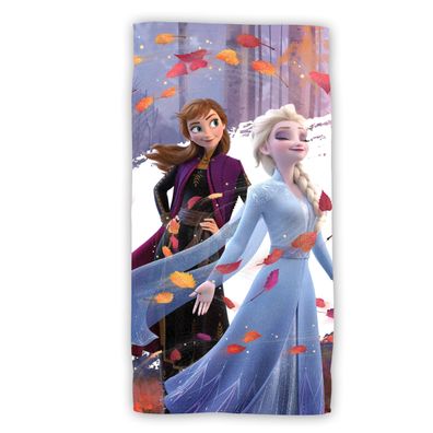 Disney Frozen Baumwolle Strandtuch Frottee Badetuch mit Premium Druck, 70x140 cm