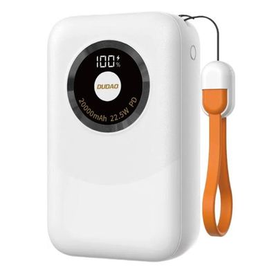 Dudao K21 Mini Powerbank 10000 mAh 22,5 W USB-A/USB-C – Beige